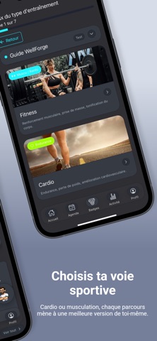 BeWellSports - Muscu & Cardio iPhone screenshot
