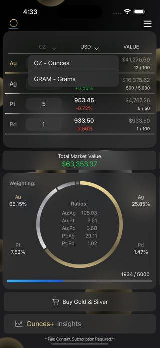 Ounces+ Screenshot 9 of 9