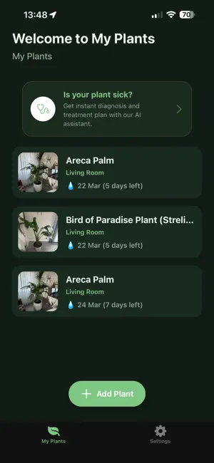 My Plants - AI Care screenshot 1