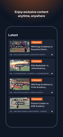 Playstream Network iPhone screenshot