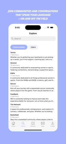 SIS - Sisterhood in Sports iPhone screenshot