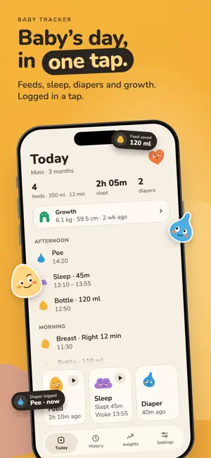 BabyLvl Lite: Baby Tracker screenshot 1