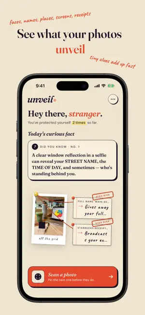Unveil - Personal Privacy screenshot 1