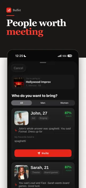 Buffet - All you can meet. screenshot 2