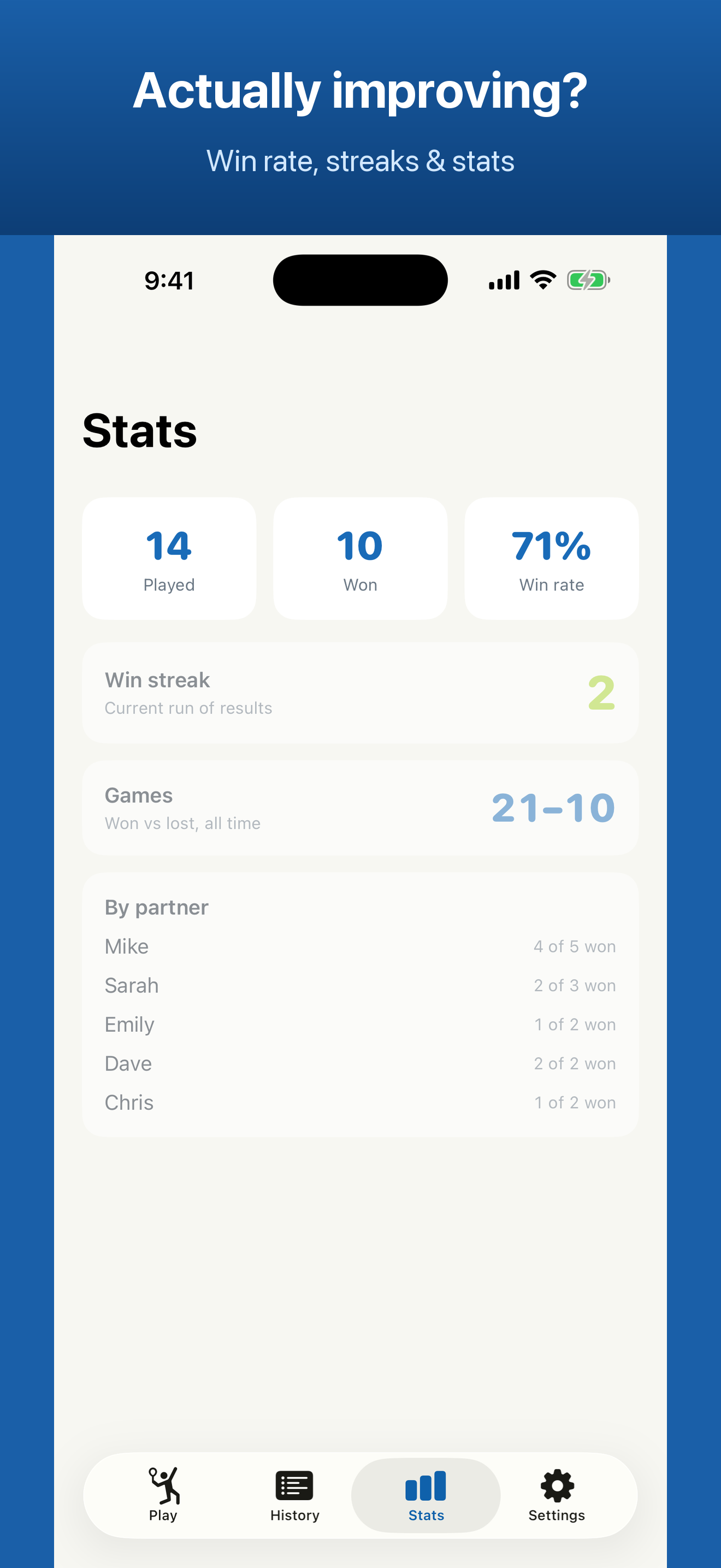 Dink - Pickleball Score Keeper screenshot 3
