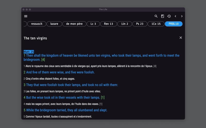 Screenshot #1 pour Bible Multi The Life