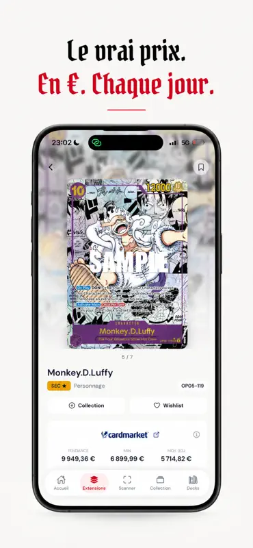 OP Cardex: Cartes, Decks, Prix screenshot 2 of 6