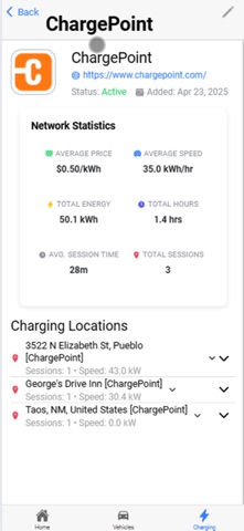Ev Trip Log Premium Screenshot 1 of 5