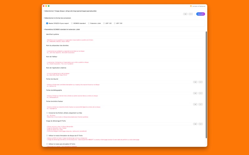 Screenshot #2 pour Convert DMG to ISO Pro