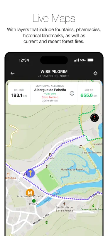Wise Pilgrim Camino del Norte screenshot 5 of 10