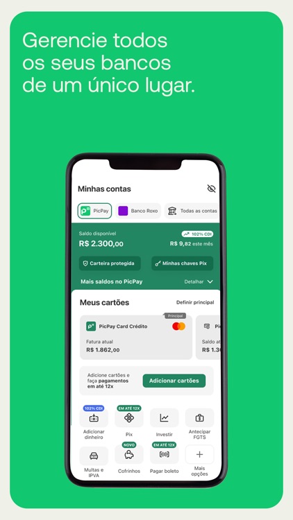 PicPay: Conta, Pix e Cartão