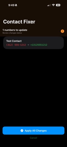 ContactFixer Screenshot 2 of 4