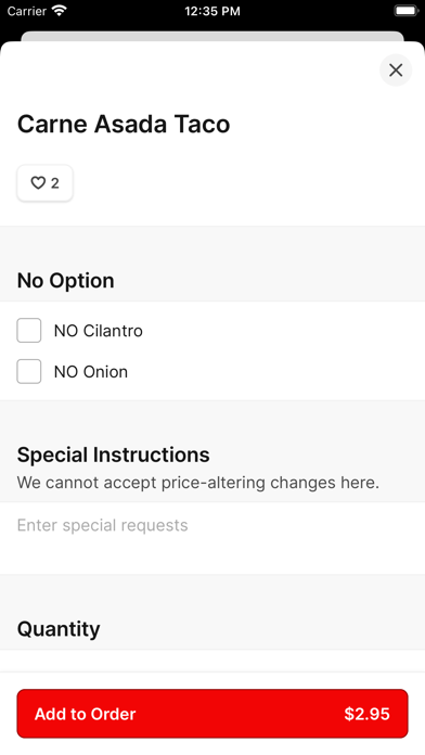 Amelia's Mexican Kitchen iPhone screenshot 3 - Food & Drink app