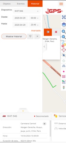 GLOBAL PROTECTION GPS screenshot