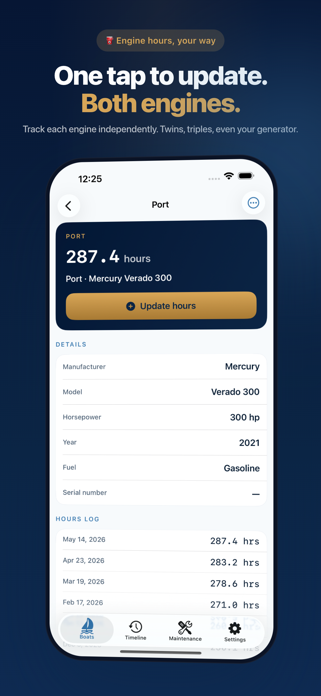 Skipper: Boat Maintenance Log Screenshot 2 of 6