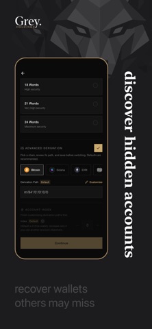 Grey Wallet: BTC, ETH & crypto Screenshot 6 of 8