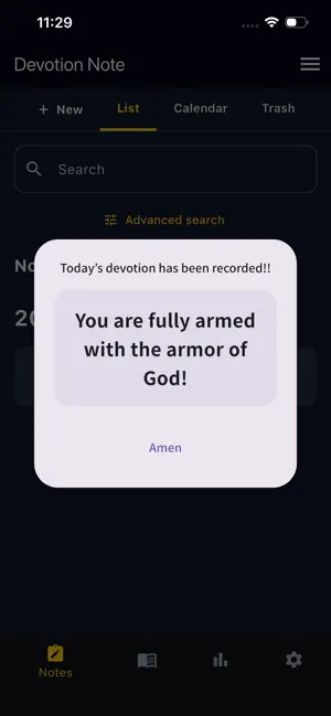 Devotion Note screenshot 3