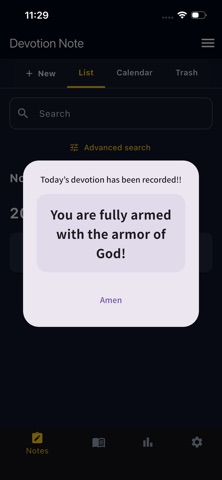 Devotion Note Screenshot 3 of 5