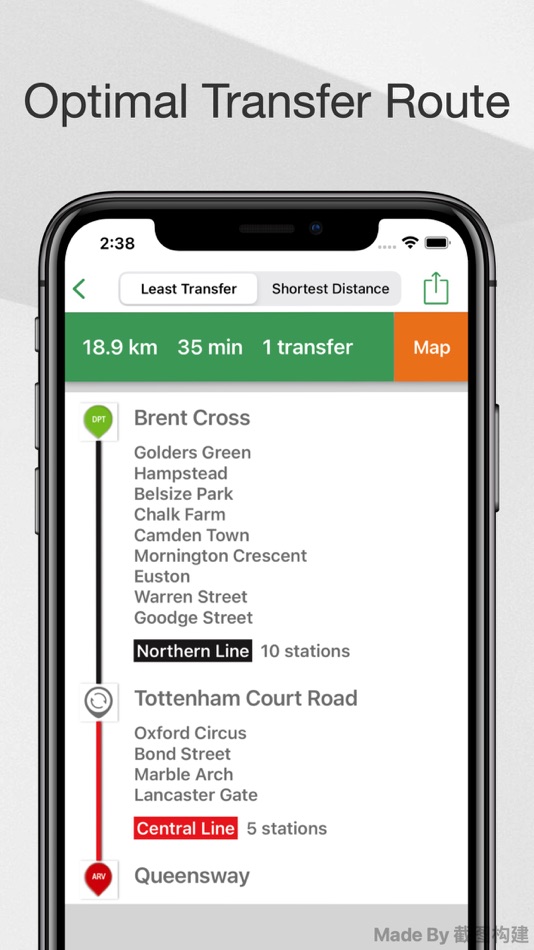#2. London Tube Map & Routing (iOS) Podle: 敏 吴