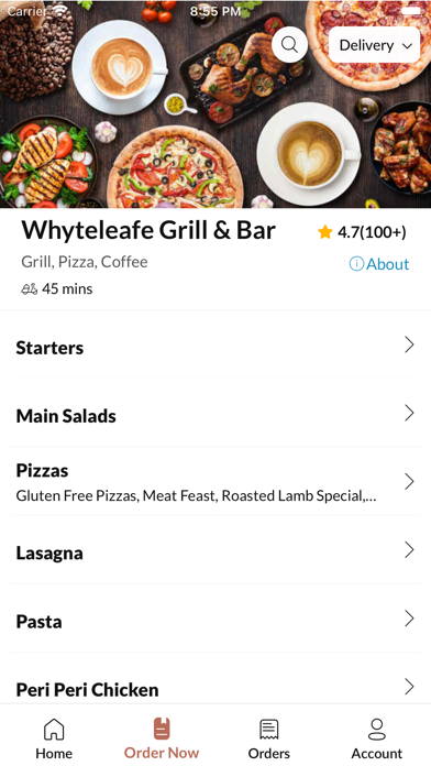 Whyteleafe Grill & Bar Screenshot