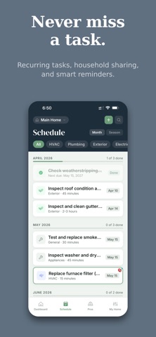 Mantle - Home maintenance Screenshot 2 of 5