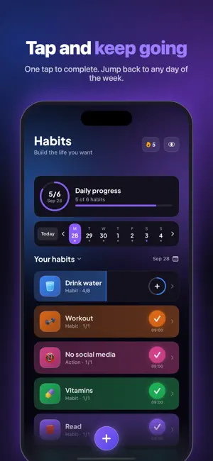 DayTrace - Habit Tracker screenshot 2