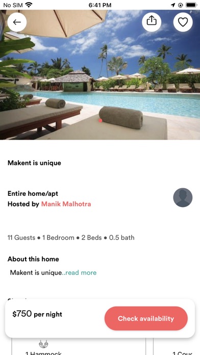 Makent Tenant Screenshot