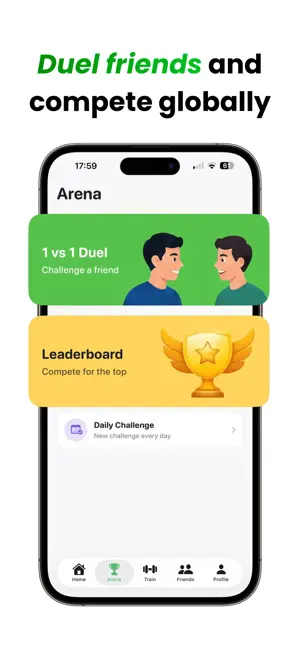 RepChamp: Fitness Duel iPhone screenshot 2