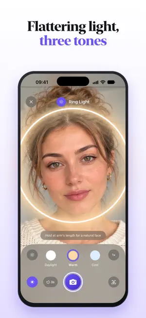 Halo Mirror: Makeup Ring Light screenshot 2