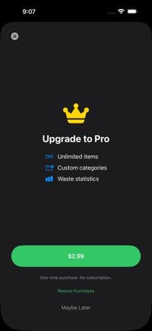 Freshly - Expiry Tracker Screenshot 2 of 5