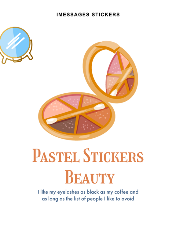 Screenshot #4 pour Pastel Stickers Beauty