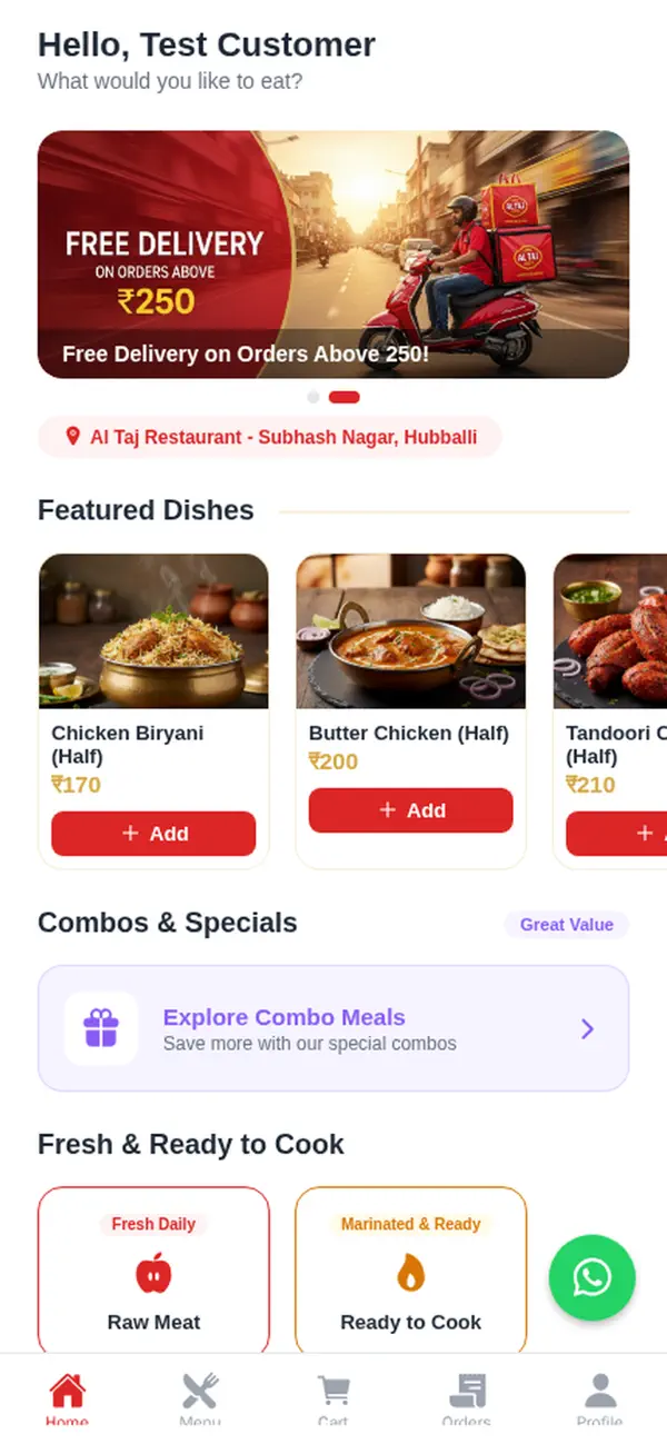Screenshot #2 pour Al Taj Foodz