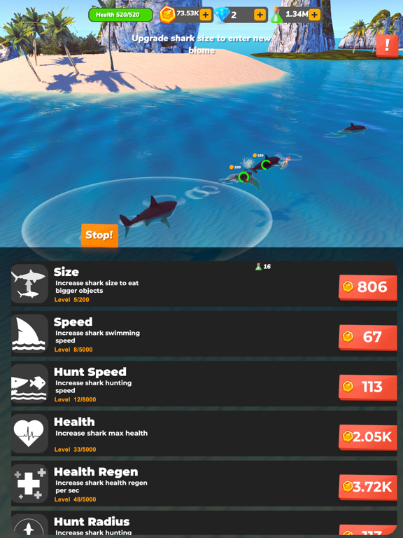 Shark Clicker - RPG