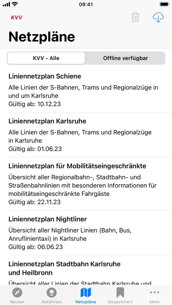 ÖPNV Navigator iPhone App Screenshot 7 – Navigation