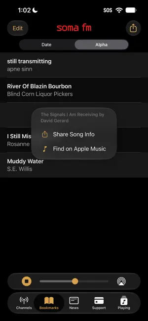 SomaFM Radio Player screenshot 2