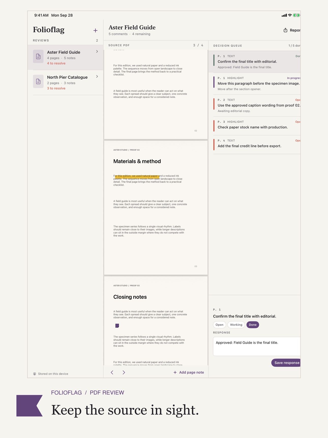 Screenshot 7 of Folioflag PDF Review