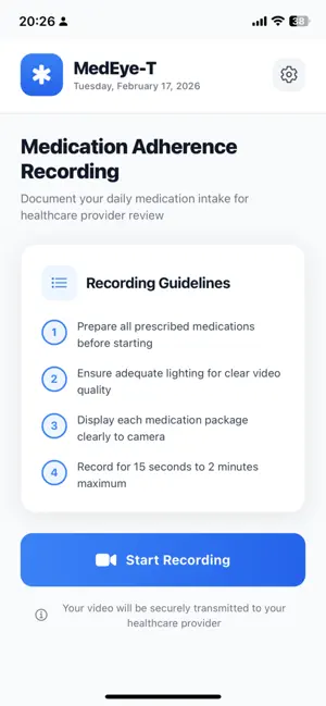 MedEye-T screenshot 2