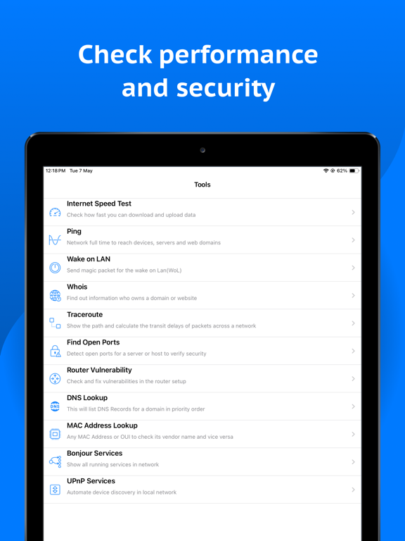 Network Analyzer: WiFi Scanner iPad screenshot 4 - Utilities app