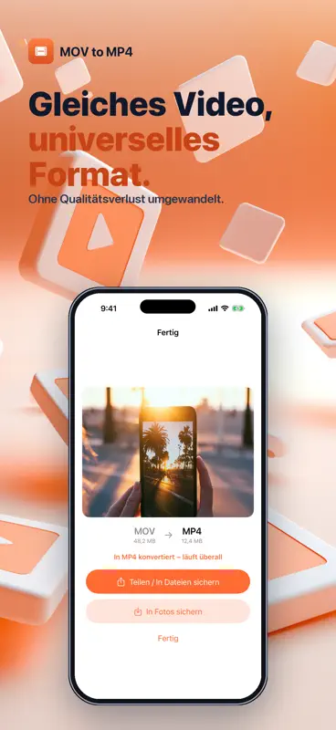 Convert : Vidéo en MP4 screenshot 2 of 4