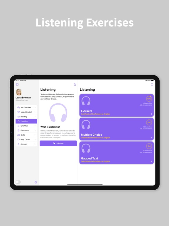English C2 CPE iPad screenshot 6 - Education app