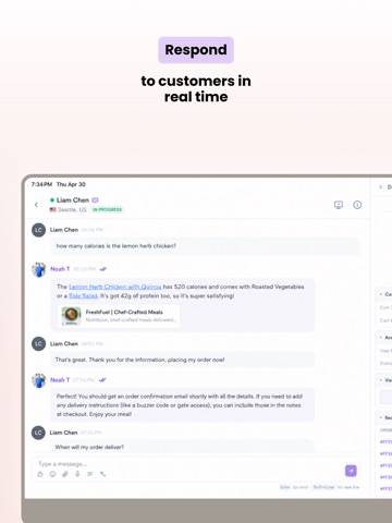 Helpr — Support Platform iPad screenshot