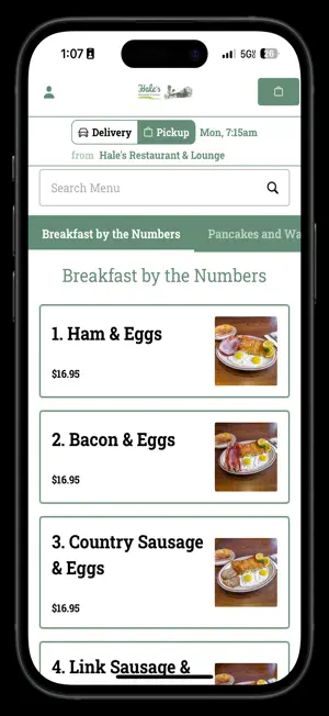 Hale's Restaurant screenshot 2