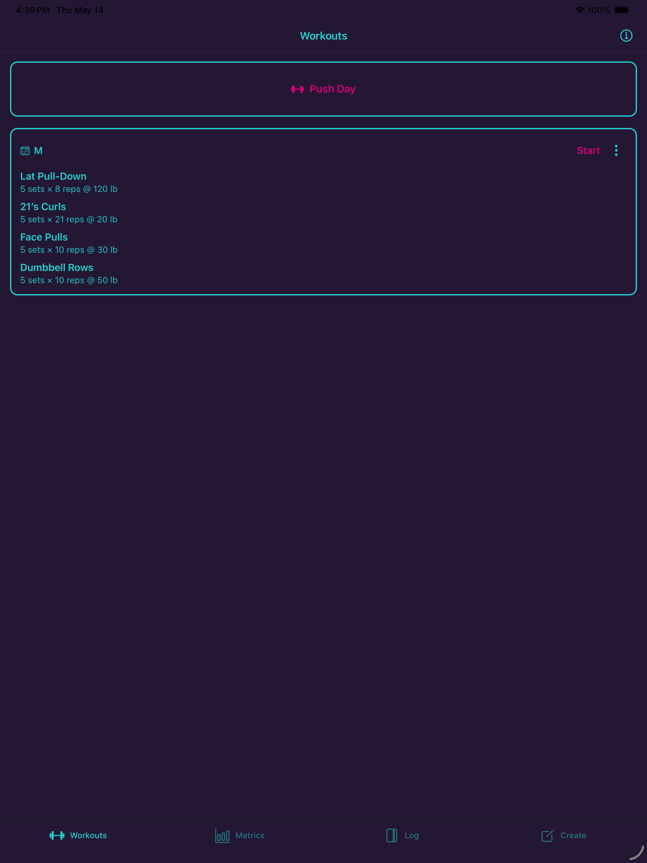 Axios Workout Tracker screenshot 7