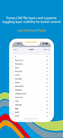 Wonder CAD - DWG Editor iPhone screenshot