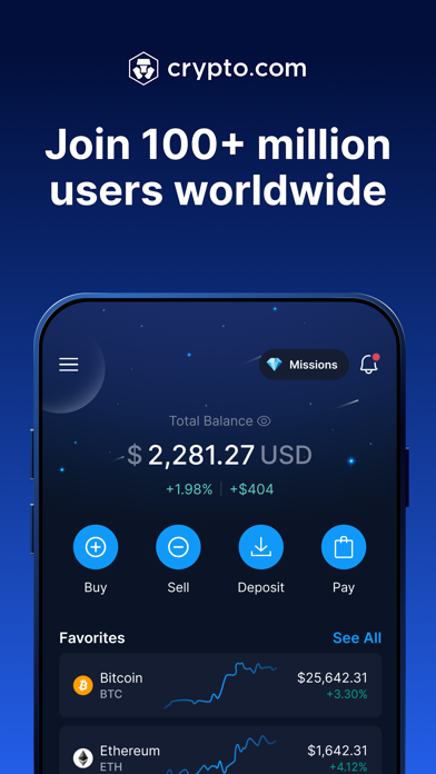 Crypto.com: Buy BTC, ETH & CRO screenshot 1