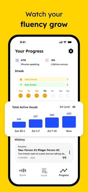 Language Learning: Pingo AI iPhone screenshot 6