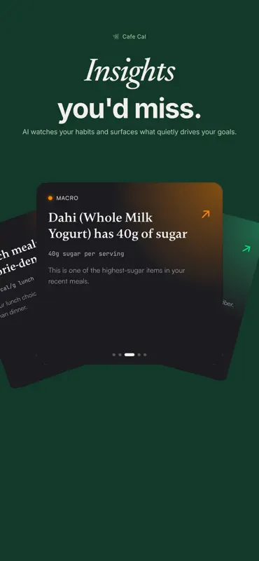 Cafe Cal: AI Calorie Tracker screenshot 8 of 9
