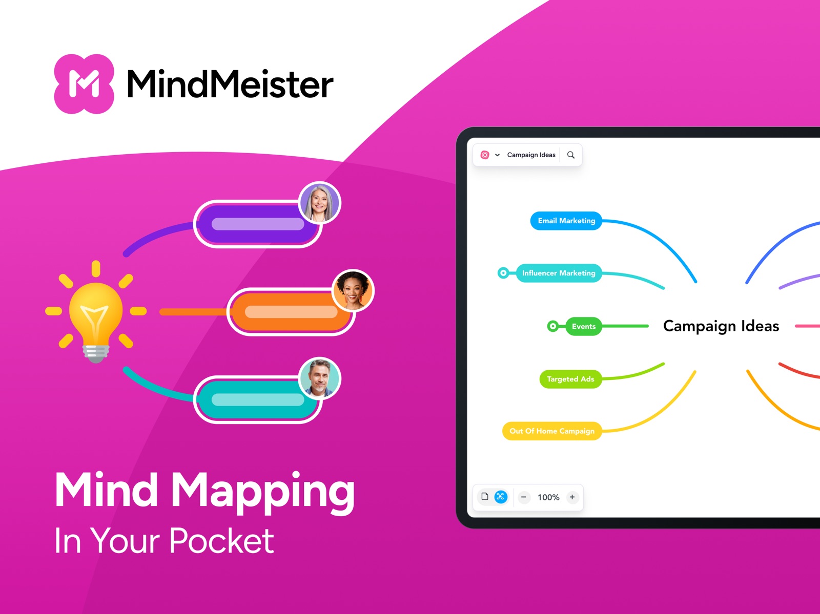 Mind Mapping - MindMeister ipad screenshot 1