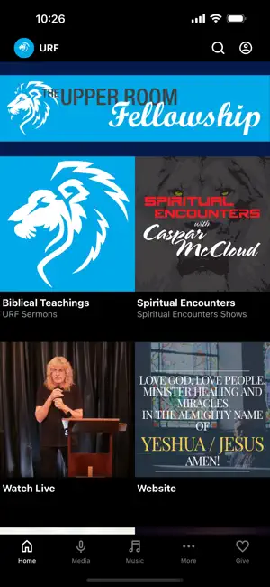 The Upper Room Fellowship screenshot 1