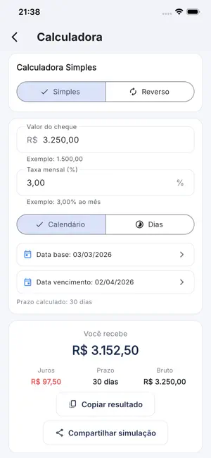Troca Cheque Fácil screenshot 2